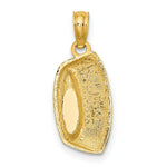 Load image into Gallery viewer, 14K Yellow Gold 2-D Kitty Bowl Charm Pendant
