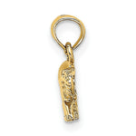 Load image into Gallery viewer, 14K Yellow Gold 2-D &amp; Polished Small Elephant Charm Pendant
