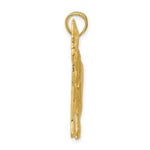 Load image into Gallery viewer, 14K Yellow Gold 2-D Horse With Saddle Charm Pendant
