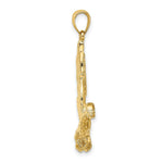 Load image into Gallery viewer, 14K Yellow Gold 2-D FLYING MALLORD DUCK Charm Pendant

