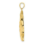 Load image into Gallery viewer, 14K Yellow Gold Horse Head Profile With LONG MANE Charm Pendant
