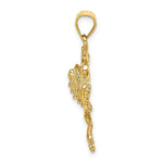 Load image into Gallery viewer, 14K Yellow Gold Frog With Textured Back Charm Pendant
