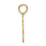 Load image into Gallery viewer, 14K Yellow Gold I HEART Butterfly Charm Pendant
