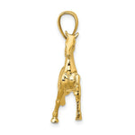 Load image into Gallery viewer, 14K Yellow Gold 3-D Tennessee Walking Horse Charm Pendant
