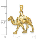 Load image into Gallery viewer, 14K Yellow Gold 3-D Camel Charm Pendant
