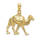 Load image into Gallery viewer, 14K Yellow Gold 3-D Camel Charm Pendant
