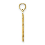 Load image into Gallery viewer, 14K Yellow Gold 3-D Polished and Bow Sitting Cat Charm Pendant

