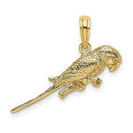 Load image into Gallery viewer, 14K Yellow Gold 3-D Parrot Charm Pendant
