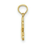 Load image into Gallery viewer, 14K Yellow Gold I HEART Wolves Charm Pendant
