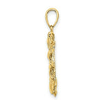 Load image into Gallery viewer, 14K Yellow Gold Smiling Sun Charm Pendant
