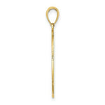 Load image into Gallery viewer, 14K Yellow Gold Oval With Engraveable Center Charm Pendant
