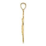 Load image into Gallery viewer, 14K Yellow Gold Apple With New York Skyline &amp; Starue of Liberty Charm Pendant
