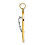 Load image into Gallery viewer, 14K Yellow Gold Enamel Palm Tree &amp; Bucket Flip-Flop Charm Pendant
