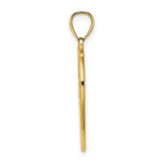 Load image into Gallery viewer, 14K Yellow Gold Enamel Dragonfly &amp; Flower in Heart Charm Pendant
