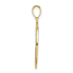 Load image into Gallery viewer, 14K Yellow Gold Enamel Beach Scene On Round Disc Charm Pendant
