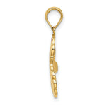 Load image into Gallery viewer, 14K Yellow Gold With Enamel SANTA FACE Charm Pendant
