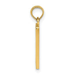 Load image into Gallery viewer, 14K Yellow Gold Enamel Mile Marker 0 / Key West Charm Pendant
