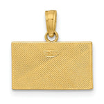 Load image into Gallery viewer, Dive Scuba Diving Flag Marker i 14K Yellow Gold - Red &amp; White Enamel
