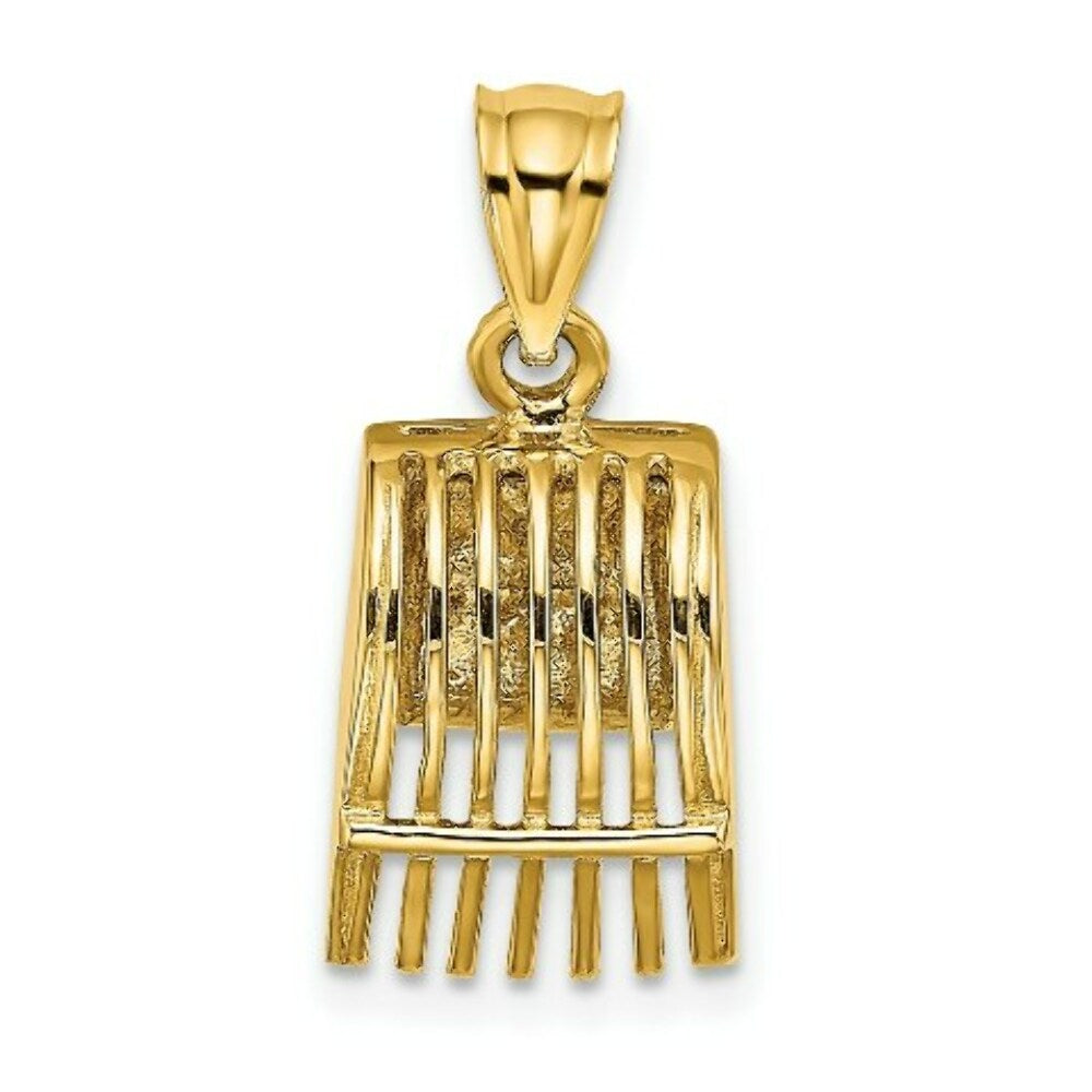 14K Yellow Gold 3-D Cranberry Scoop for Cranberries