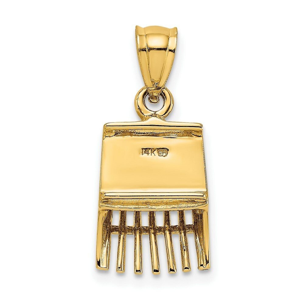 14K Yellow Gold 3-D Cranberry Scoop for Cranberries