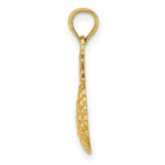 Load image into Gallery viewer, 14K Yellow Gold 2-D &amp; Textured PINEAPPLE Charm Pendant
