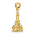 Load image into Gallery viewer, 14K Yellow Gold 3-D CHICAGO WATER TOWER Charm Pendant
