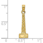 Load image into Gallery viewer, 14K Yellow Gold 3-D JOHN HANCOCK BUILDING, CHICAGO Charm Pendant
