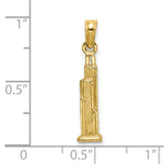 Load image into Gallery viewer, 14K Yellow Gold 3-D SEAR'S TOWER (CHICAGO) Charm Pendant
