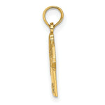 Load image into Gallery viewer, 14K Yellow Gold Polished Hawaiian Pineapple Style Shirt Charm Pendant
