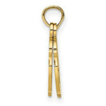 Load image into Gallery viewer, 14K Yellow Gold Moveable HANDCUFFS Charm Pendant
