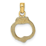 Load image into Gallery viewer, 14K Yellow Gold Moveable HANDCUFFS Charm Pendant
