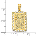 Load image into Gallery viewer, 14K Yellow Gold Jack of Hearts Pendant
