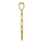 Load image into Gallery viewer, 14K Yellow Gold Large Celtic Eternity Knot Circle Charm Pendant
