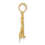 Load image into Gallery viewer, 14K Yellow Gold 3-D Sand Castle With Shovel Charm Pendant
