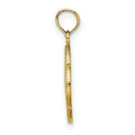 Load image into Gallery viewer, 14K Yellow Gold Small Celtic Eternity Knot Circle Charm Pendant
