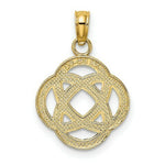 Load image into Gallery viewer, 14K Yellow Gold Small Celtic Eternity Knot Circle Charm Pendant
