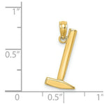 Load image into Gallery viewer, 14K Yellow Gold 3-D Hammer Charm Pendant
