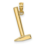 Load image into Gallery viewer, 14K Yellow Gold 3-D Hammer Charm Pendant
