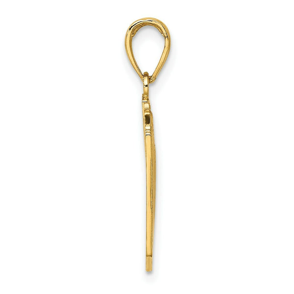14K Yellow Gold PITTSBURGH SKYLINE Charm Pendant