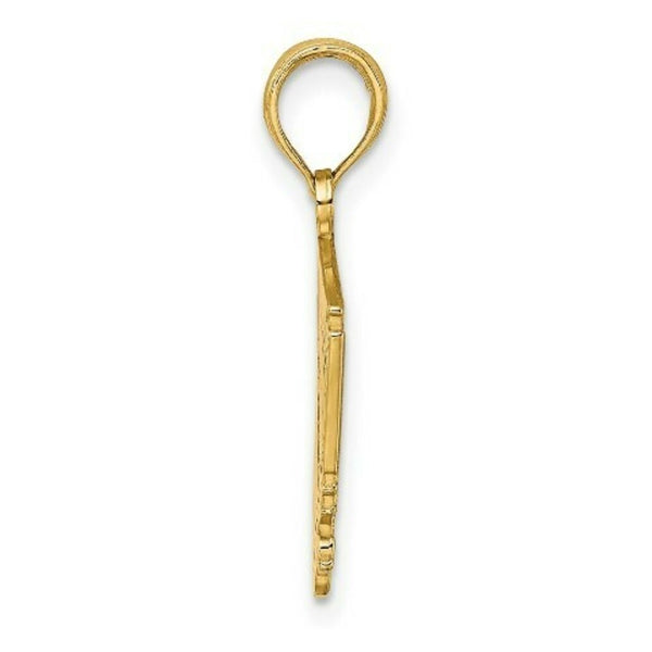 14K Yellow Gold Pittsburgh Incline (Tram/Cable Car) Charm Pendant