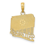 Load image into Gallery viewer, 14K Yellow Gold Pittsburgh Incline (Tram/Cable Car) Charm Pendant
