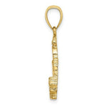 Load image into Gallery viewer, 14K Yellow Gold WASHINGTON D.C. Capital BLDG Profile Charm Pendant
