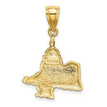 Load image into Gallery viewer, 14K Yellow Gold WASHINGTON D.C. Capital BLDG Profile Charm Pendant
