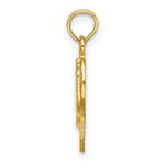 Load image into Gallery viewer, 14K Yellow Gold Cut-Out Double Hand Prints In Heart Charm Pendant
