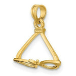 Load image into Gallery viewer, 14K Yellow Gold 3-D Polished Butterfly Sunglasses Charm Pendant
