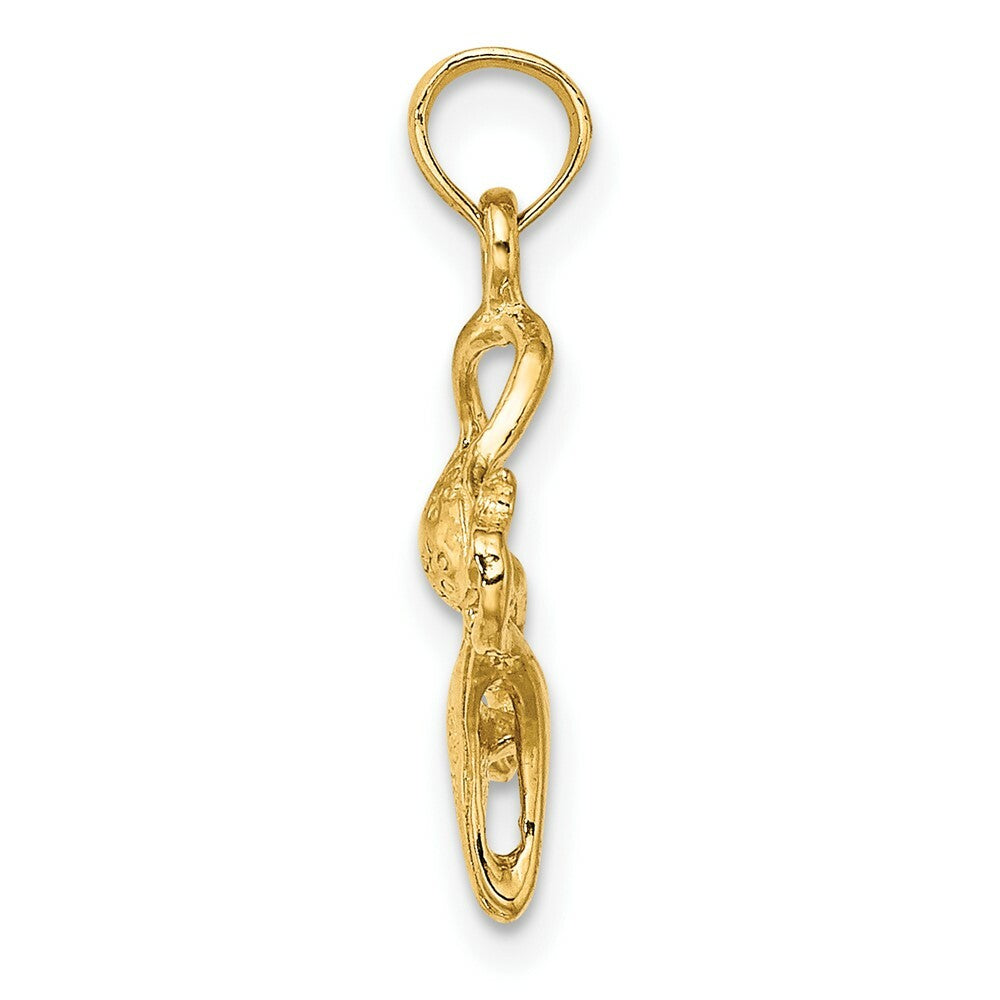 14K Yellow Gold BIKINI BATHING SUIT Charm Pendant