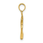 Load image into Gallery viewer, 14K Yellow Gold 3-D Tank Top Shirt With Heart Charm Pendant
