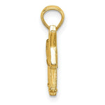 Load image into Gallery viewer, 14K Yellow Gold 3-D Textured &amp; Democratic Donkey Charm Pendant
