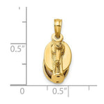 Load image into Gallery viewer, 14K Yellow Gold 3-D Moveable Pencil Sharpener Charm Pendant
