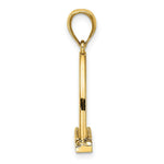 Load image into Gallery viewer, 14K Yellow Gold 3-D &amp; Polished Large Horse Stirrup Charm Pendant

